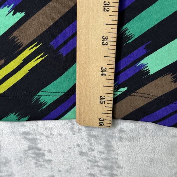 Banana Republic Dress Womens Medium Abstract Print Stretch Tunic Belted Knit - Picture 14 of 14